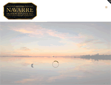 Tablet Screenshot of navarrevacationrentals.com